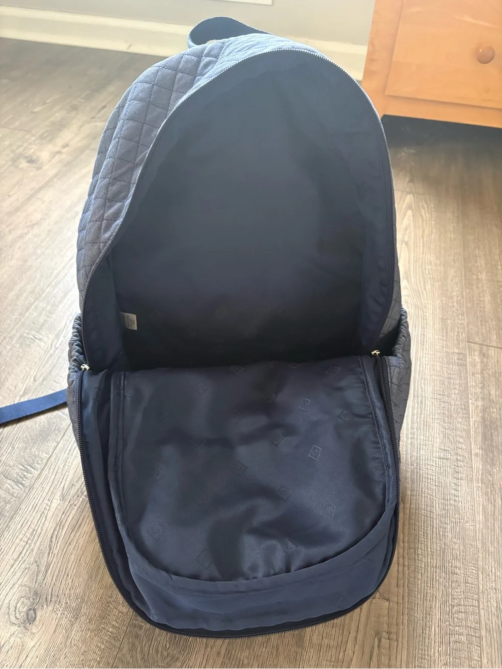 Vera Bradley Quilted Denim-Blue Backpack